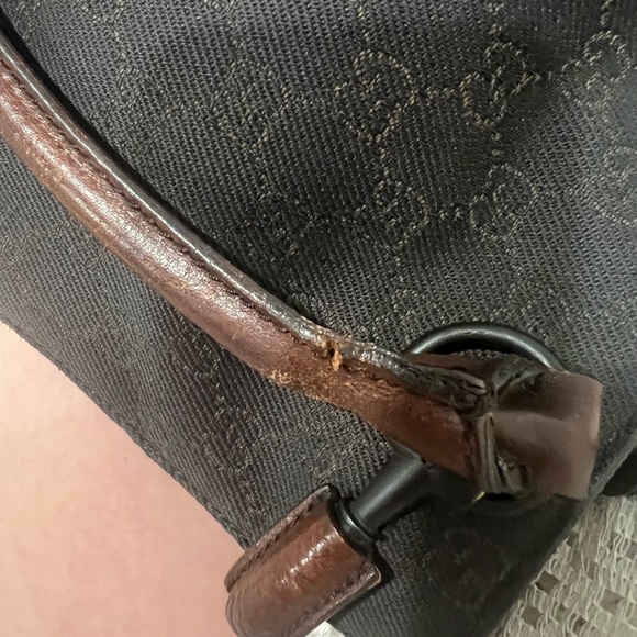 Extremely rare GUCCI GUCCISSIMA Horsebit tote in dark brown. Gently used - Picture 5 of 14